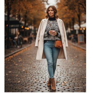 Woman’s Calvin Klein animal print sweater